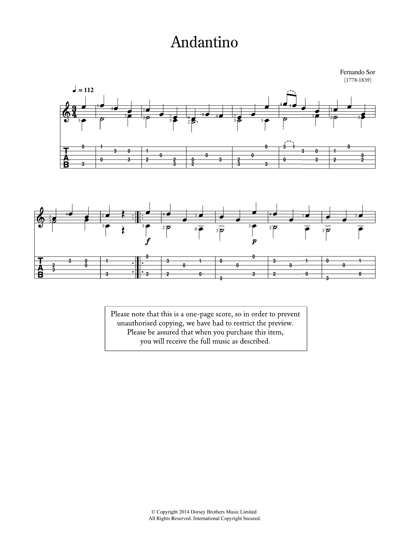 Produktbild zu: Andantino