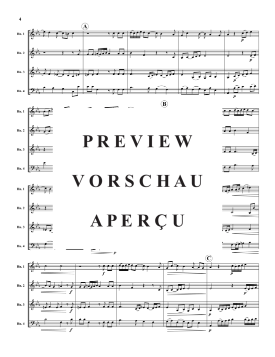 Produktgalerie: Seite 5 von 21 Renaissance Suite , , (Horn-Quartett)