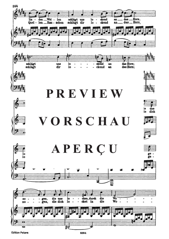 Product gallery: Page 7 of 14 Waldes-Nacht D.708, , High Voice and Piano