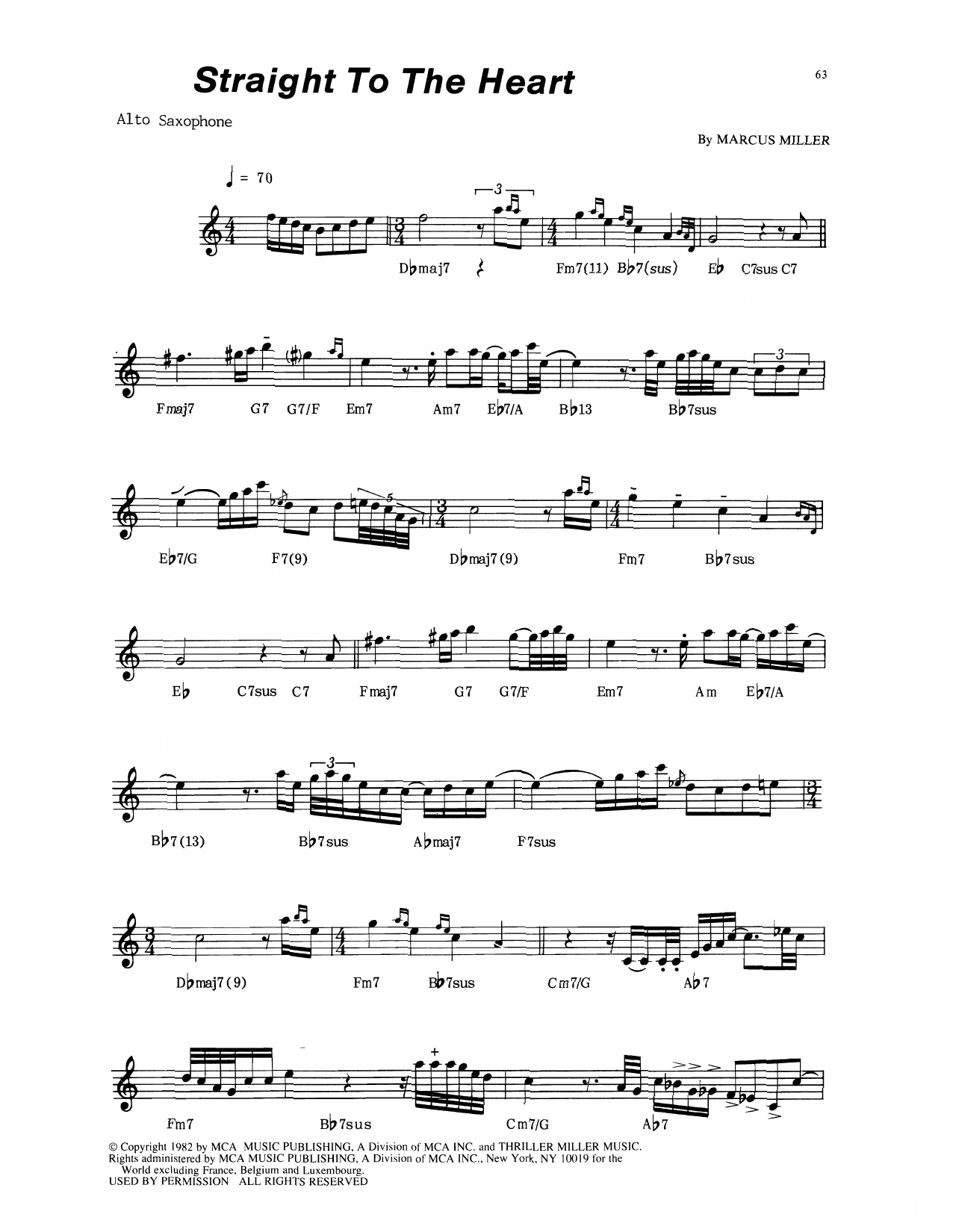 Product gallery: Page 1 of 1 Straight To The Heart, David Sanborn