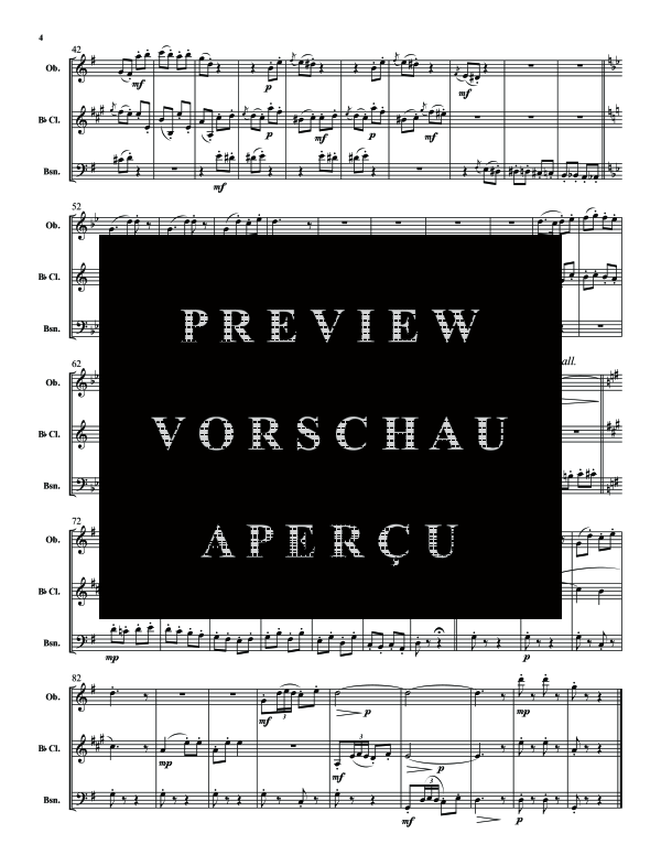 Product gallery: Page 7 of 11 Carmen Vignettes, , (Woodwind Trio)