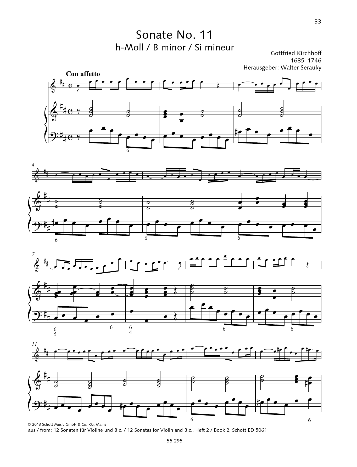 Produktbild zu: Sonata No. 11