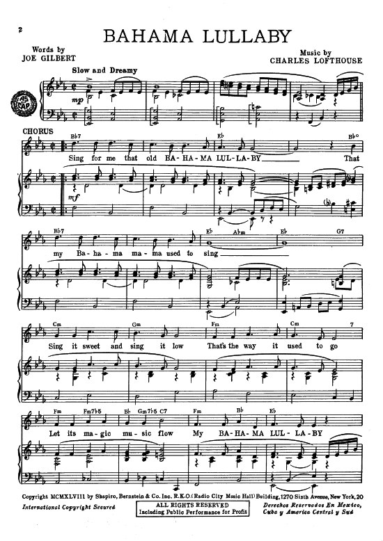 Produktbild zu: Bahama Lullaby  Charlie Lofthouse 