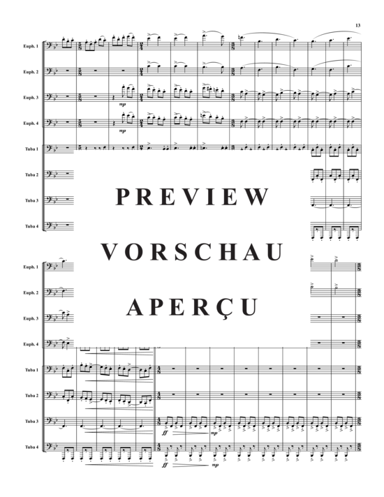 Product gallery: Page 14 of 16 Prelude and Hop Dance , , (4x Baritone, 4x Tuba)