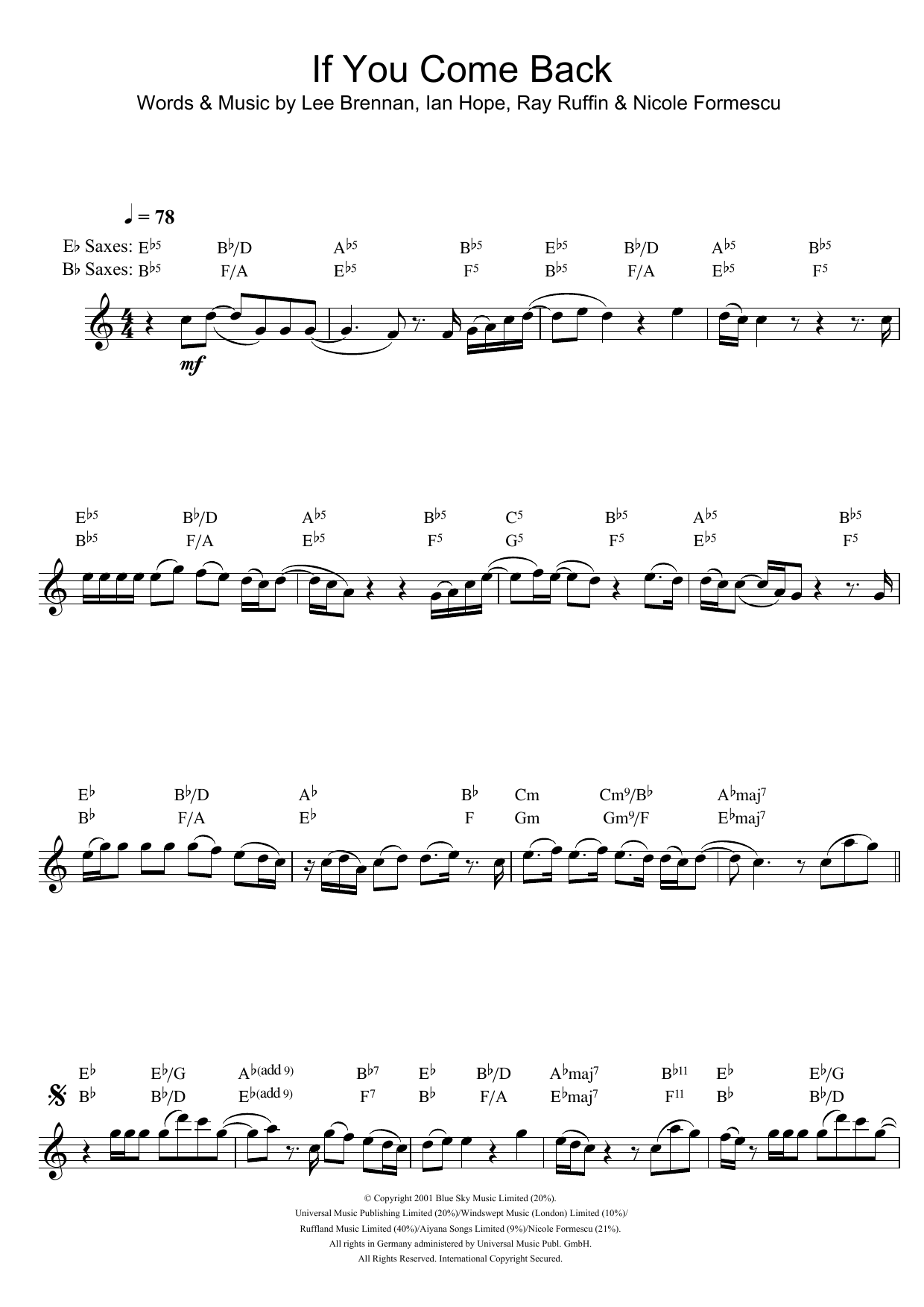 Product gallery: Page 1 of 1 If You Come Back, Blue