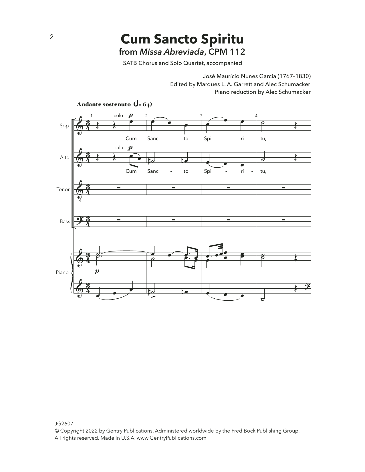 Produktbild zu: Cum Sancto Spiritu