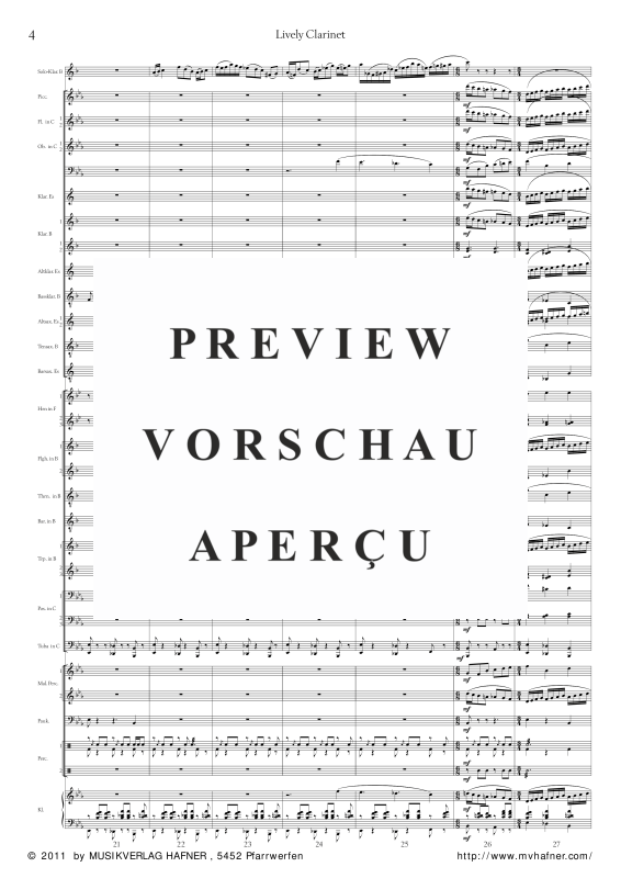 Product gallery: Page 9 of 11 Lively Clarinet, , (large wind orchestra)