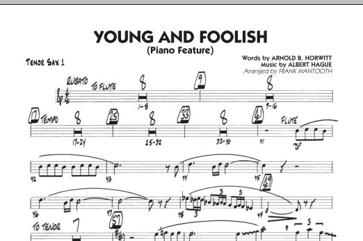 Produktgalerie: Seite 1 von 1 Young And Foolish - Tenor Sax 1, 