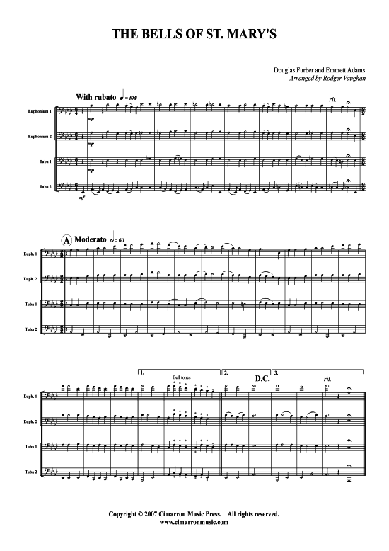 Product picture to: Bells of St. Mary's D. Furber und E. Adams