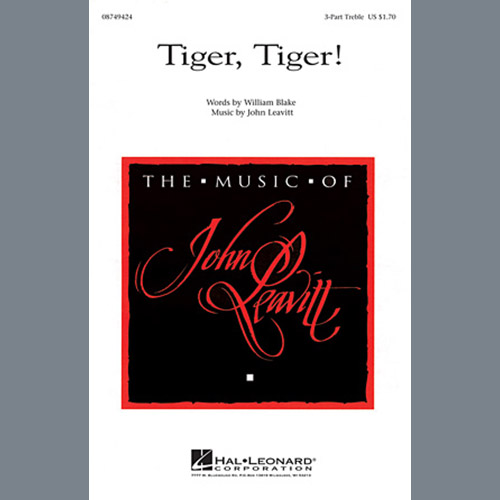 cover: Tiger, Tiger!, John Leavitt, Chor