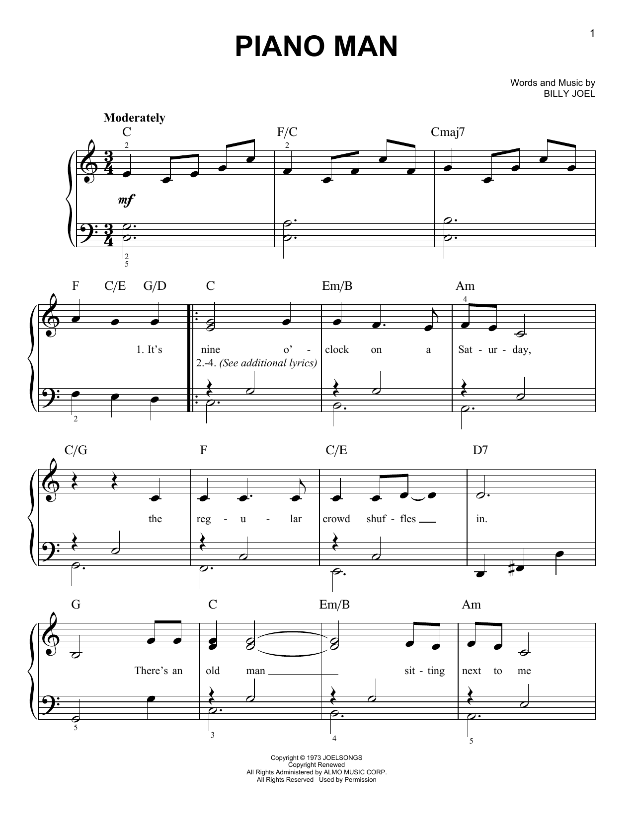 Produktbild zu:  Piano Man - Billy Joel