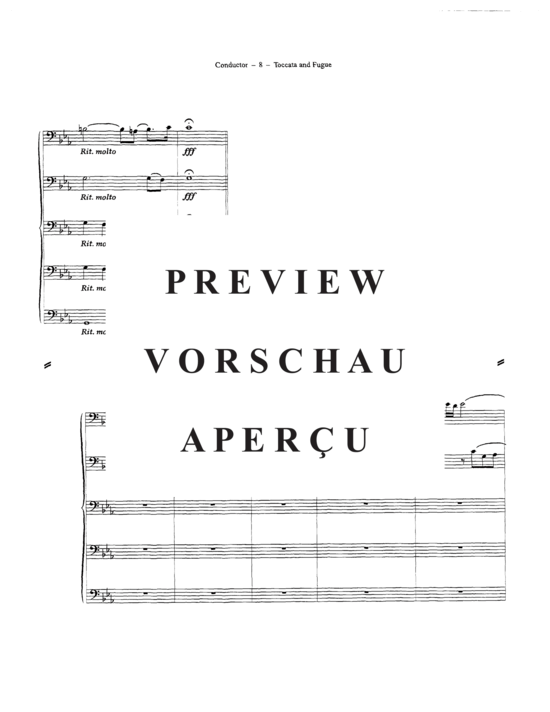 Product gallery: Page 10 of 21 Toccata and Fugue , , (Tuba Quintet EEETT)