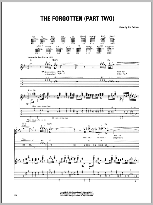 Produktgalerie: Seite 1 von 1 The Forgotten (Part Two), Joe Satriani, Gitarre