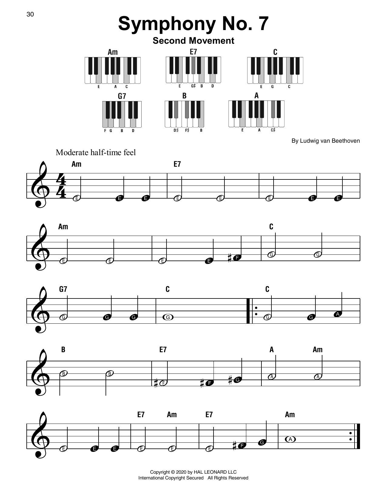 Produktbild zu: Symphony No. 7 In A Major, Second Movement (Allegretto)