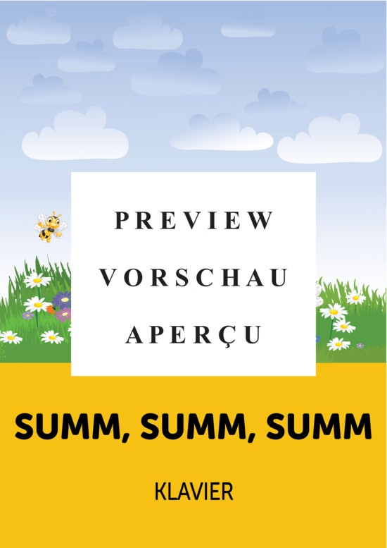 Produktgalerie: Seite 2 von 4 Summ, summ, summ , , Klavier Solo