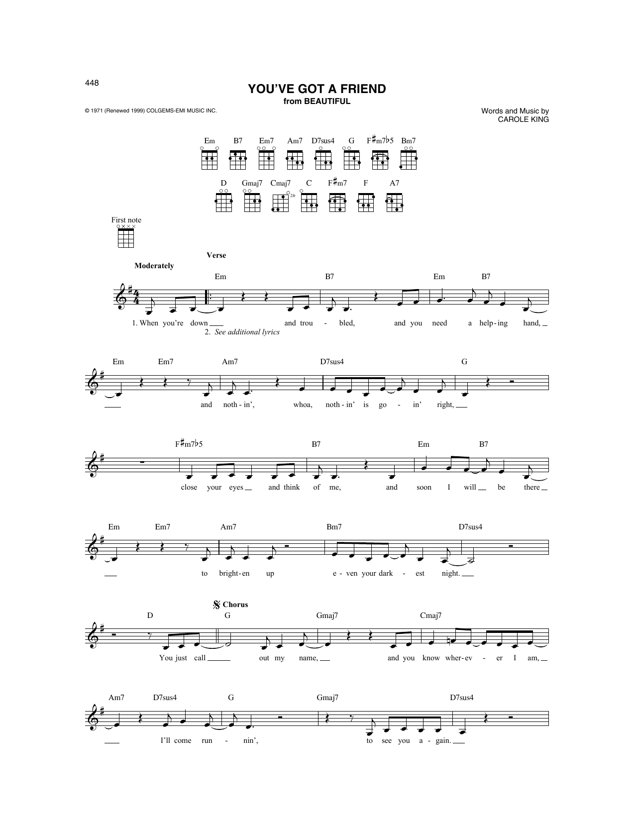 Produktbild zu:  You've Got A Friend - Carole King