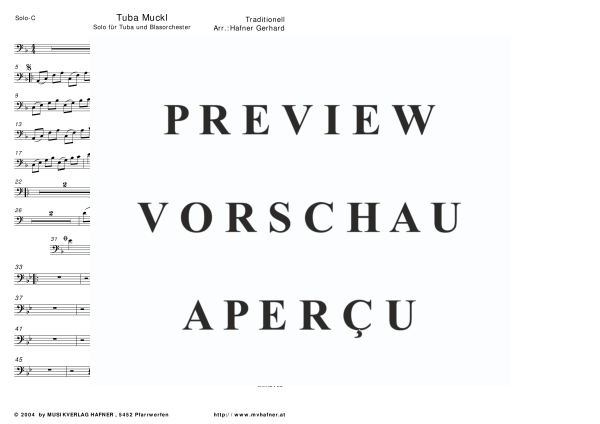 Product gallery: Page 7 of 11 Tuba Muckl, , (large wind orchestra)