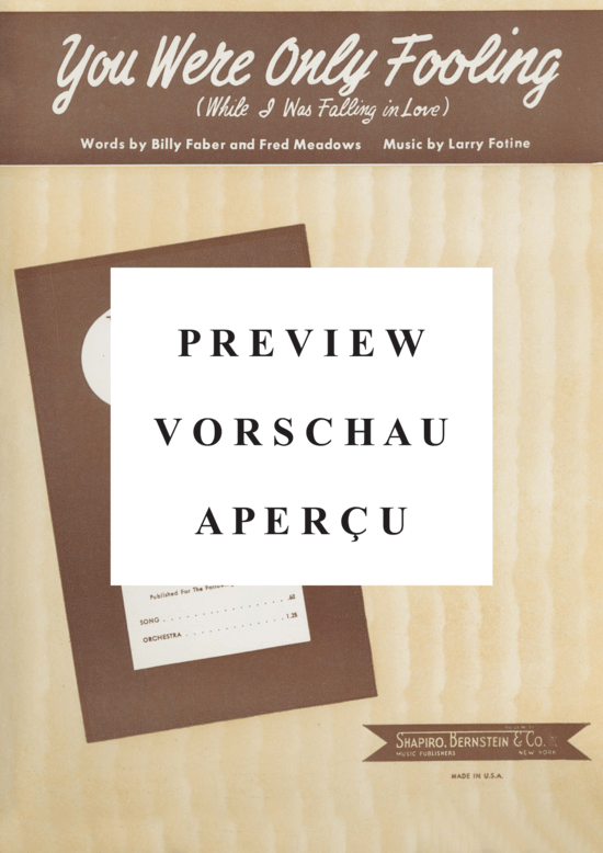 Produktgalerie: Seite 2 von 8 You Were Only Fooling (While I Was Falling In Love) , Starr, Kay , (Klavier und Gesang)