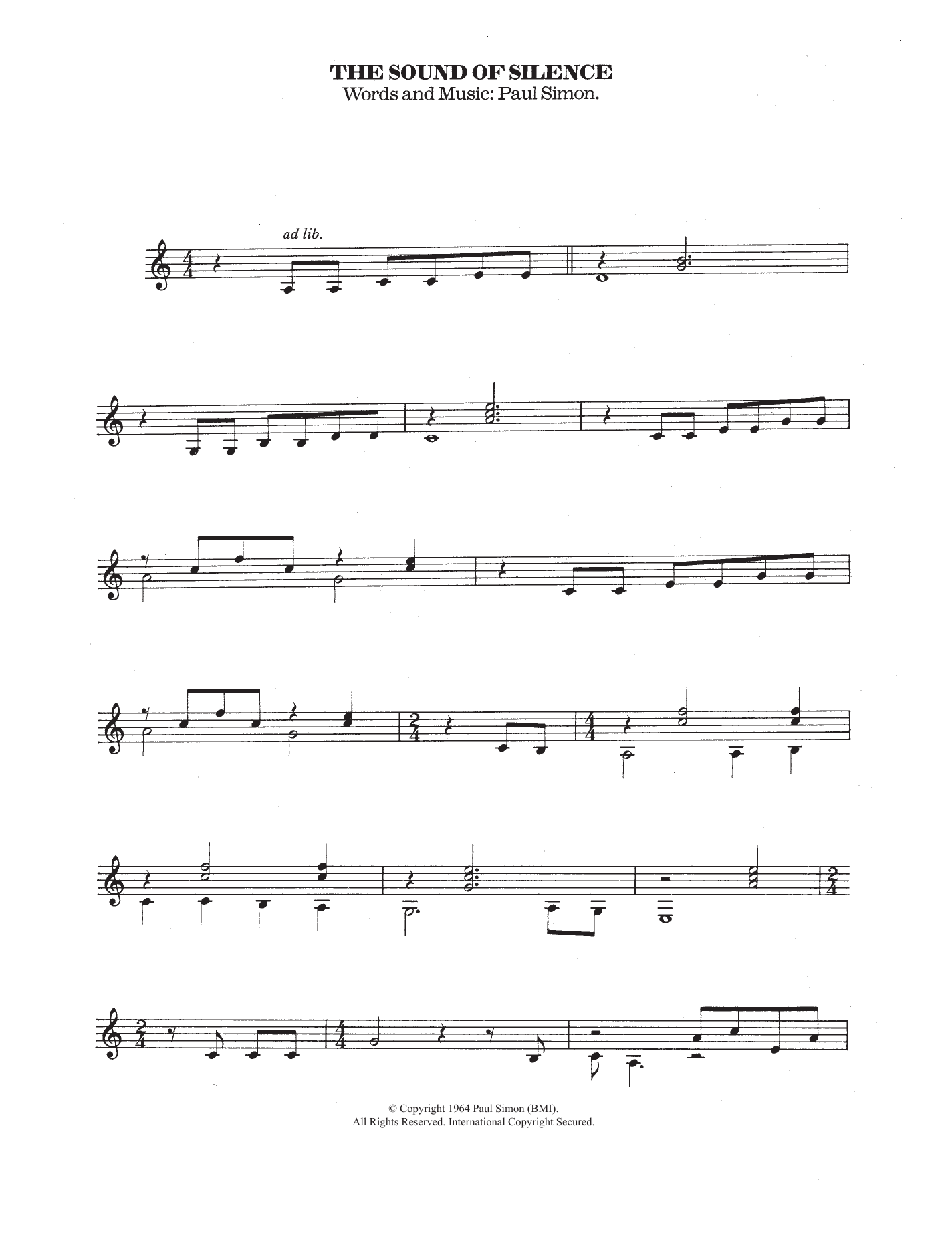 Produktbild zu: The Sound Of Silence
