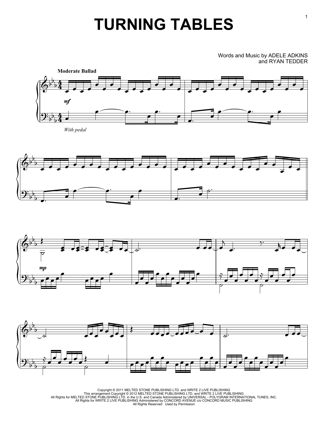 Product gallery: Page 1 of 1 Turning Tables, Adele