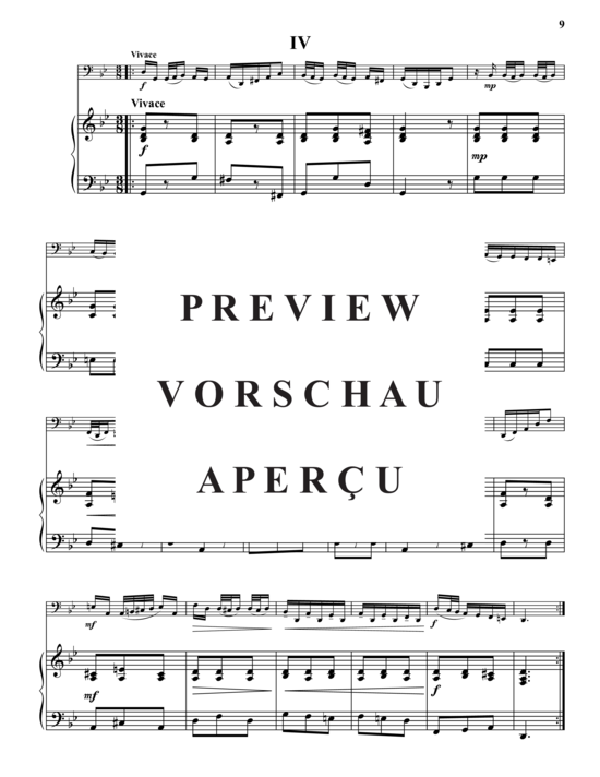 Product gallery: Page 10 of 16 Sonata in G-Moll - 4 Sätze , , (tuba + piano)