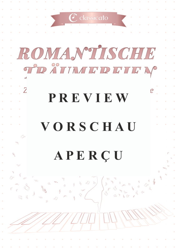 Produktgalerie: Seite 2 von 11 Romantische Träumereien - Zarte, leicht spielbare Klavierstücke von Liebe und Sehnsucht, , Klavier Solo