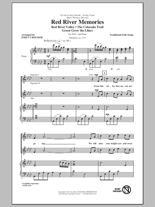 Produktgalerie: Seite 1 von 1 Red River Memories (Medley), Emily Crocker, Chor