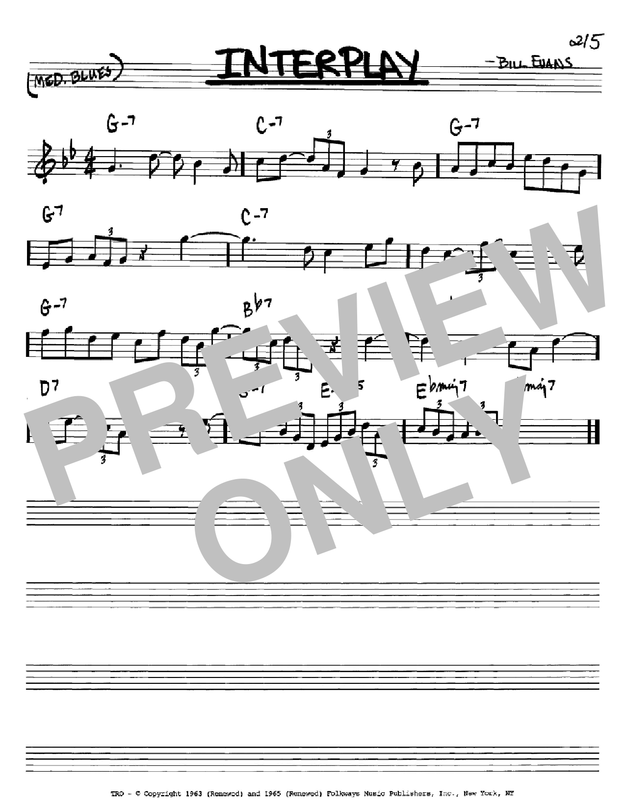 Product picture to:  Interplay - Bill Evans