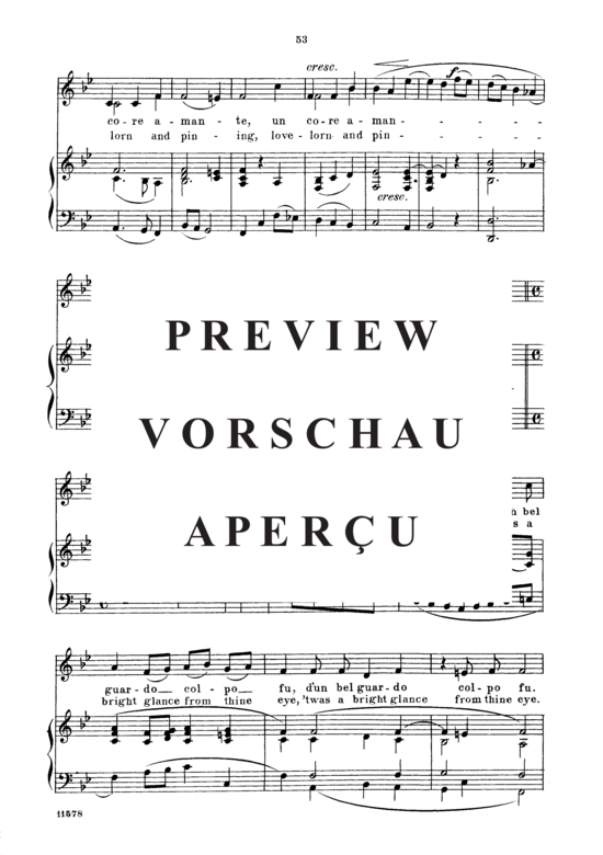 Product gallery: Page 5 of 6 Se amor m'annoda il piède, Parisotti, Alessandro, Medium Voice and Piano