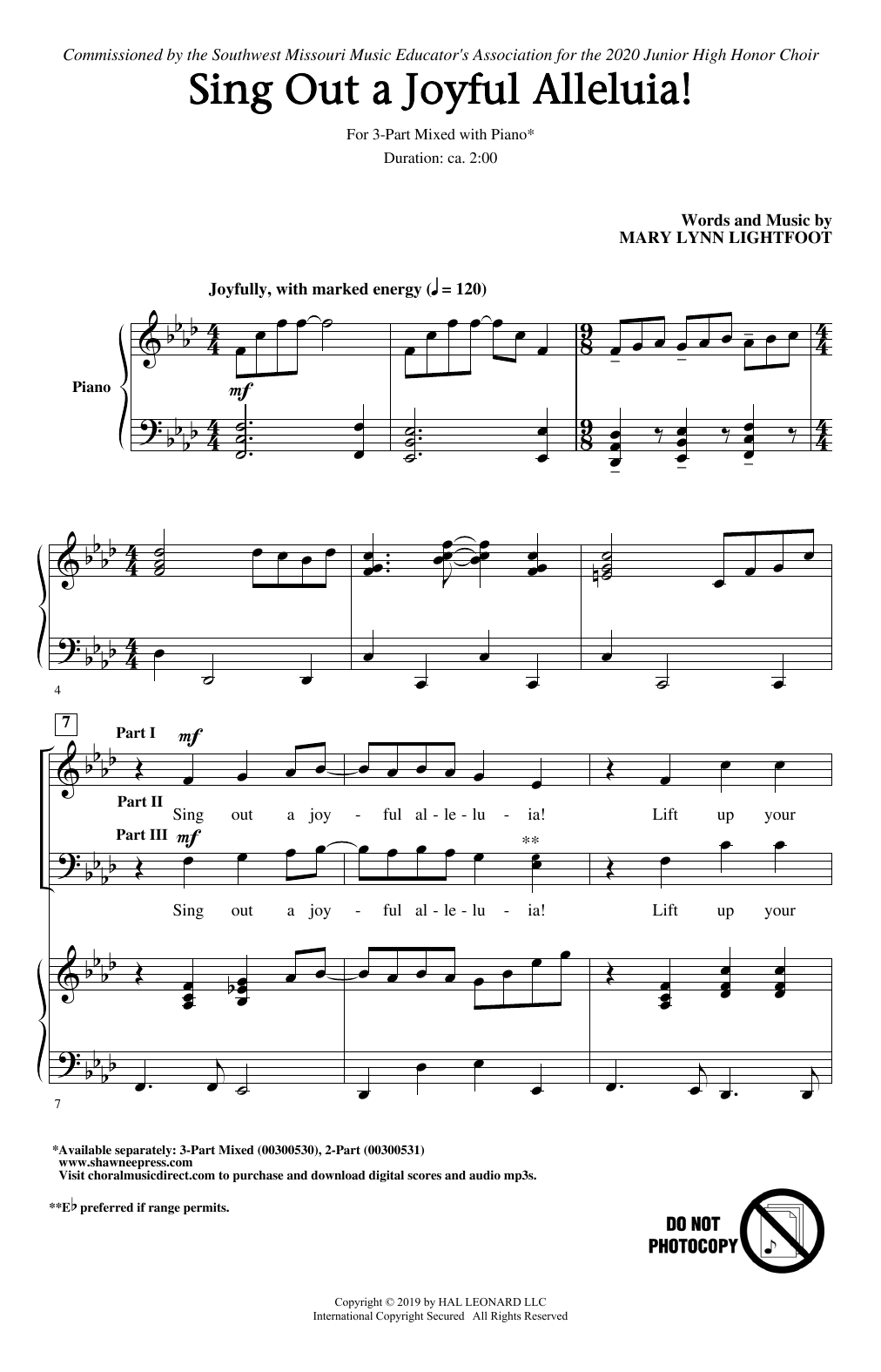 Produktbild zu: Sing Out A Joyful Alleluia!