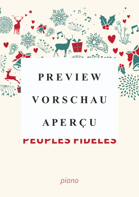 Produktgalerie: Seite 2 von 6 Peuples fidèles - Un classique intemporel de Noël, , Klavier Solo