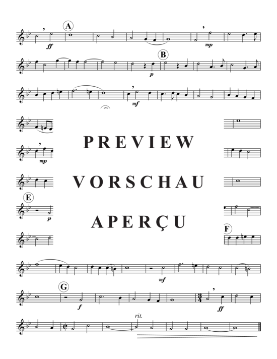 Produktgalerie: Seite 10 von 16 Drei Englische Madrigale , , (Trio: Trompete in B, Horn in F, Posaune)