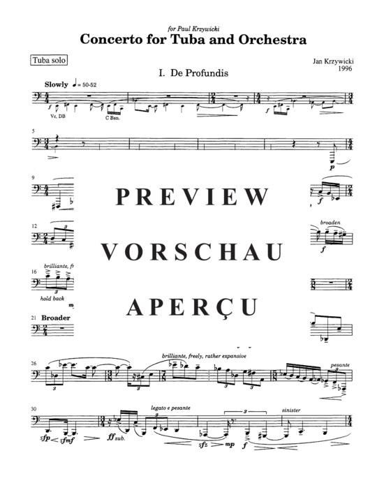 Produktgalerie: Seite 4 von 14 Concerto , , (Tuba Solo)