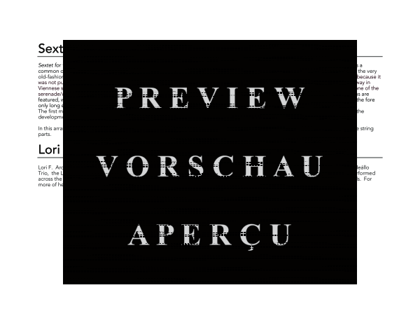 Produktgalerie: Seite 4 von 11 Sextet, Op. 81b, , (Klarinettenchor)