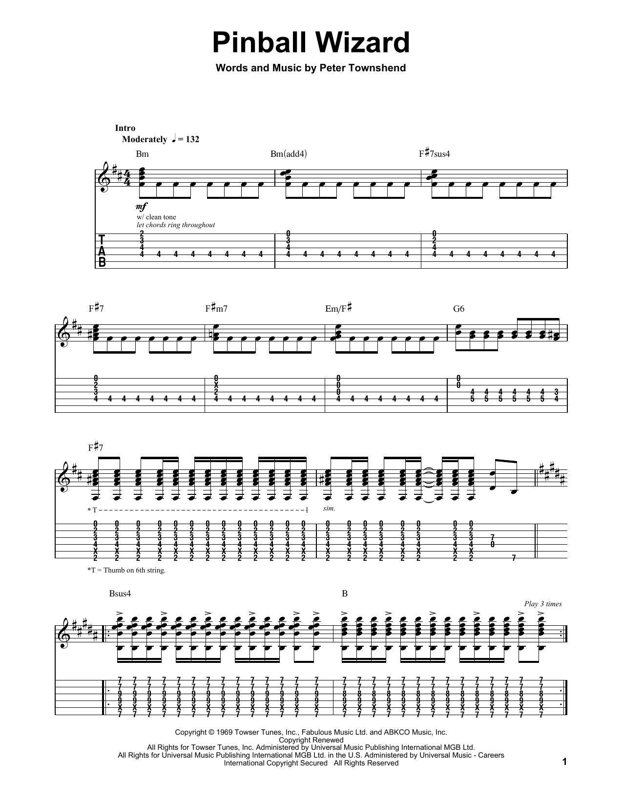 Produktgalerie: Seite 1 von 1 Pinball Wizard, The Who, Gitarre