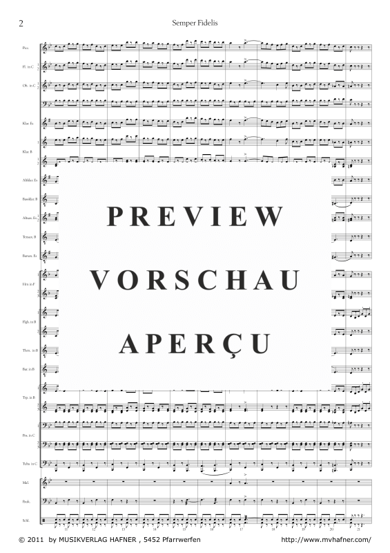 Product gallery: Page 7 of 11 Semper Fidelis, , (large wind orchestra)