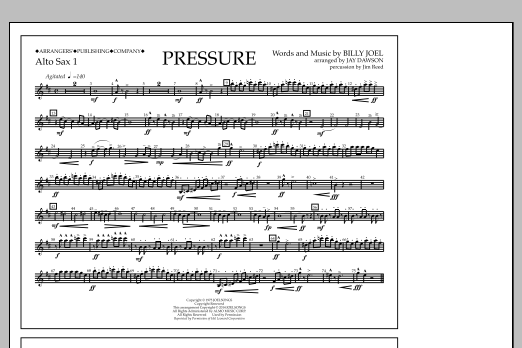 Produktbild zu:  Pressure - Alto Sax 1 - Jay Dawson
