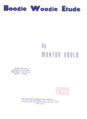 cover: Boogie Woogie Etude, Morton Gould