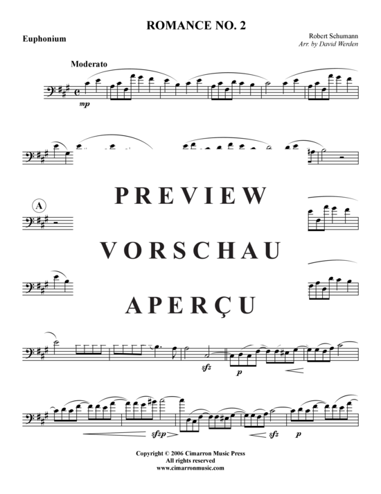 Product gallery: Page 10 of 13 Romanze Nr. 2  , , (baritone/pos + piano)