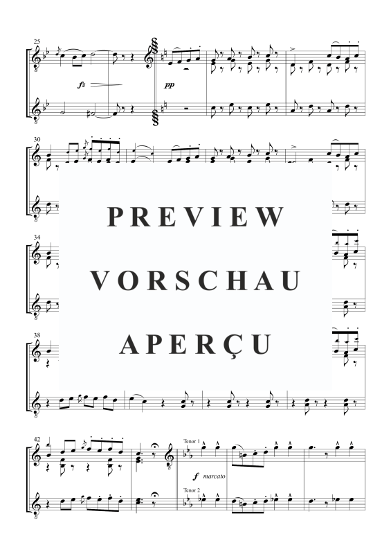 Produktgalerie: Seite 6 von 7 Gavotte, , Posaunenchor