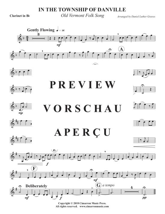 Produktgalerie: Seite 8 von 10 In The Township of Danville , , (Holzbläser Quintett)