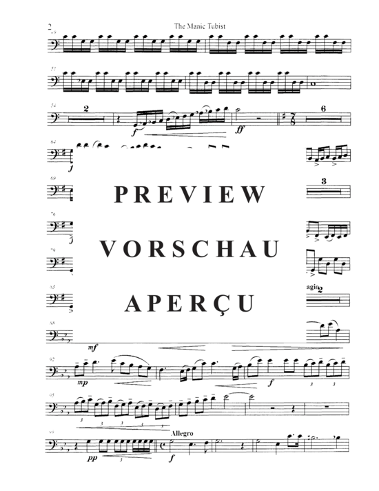 Product gallery: Page 14 of 21 The Manic Tubist , , (Tuba Quartett EETT + Tuba Solo)