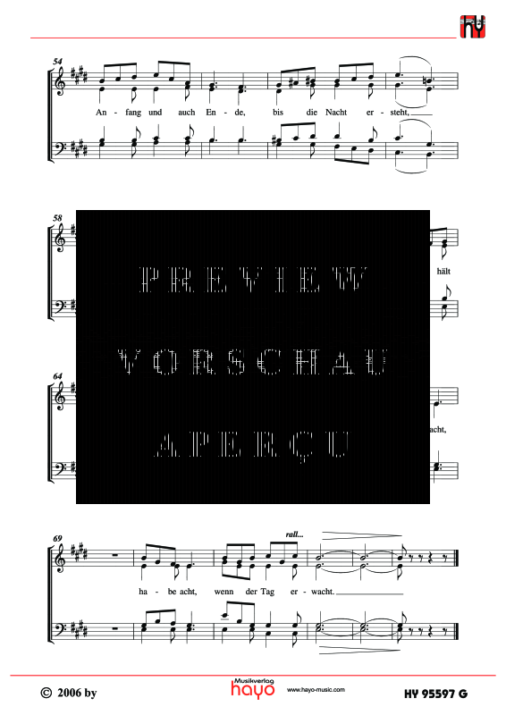 gallery: Wenn der Tag erwacht, , (mixed choir and piano)