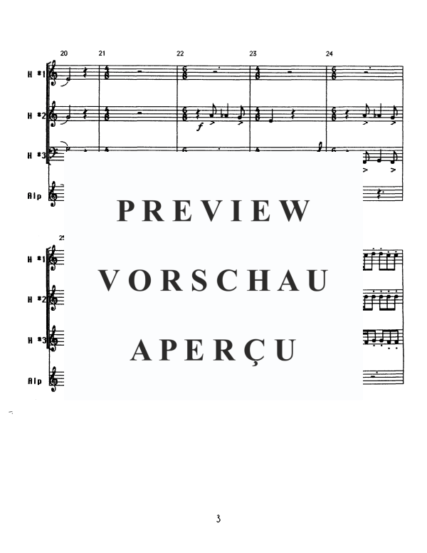 Produktgalerie: Seite 6 von 11 Alptitudinous, , Alphorn in F und Horn Trio