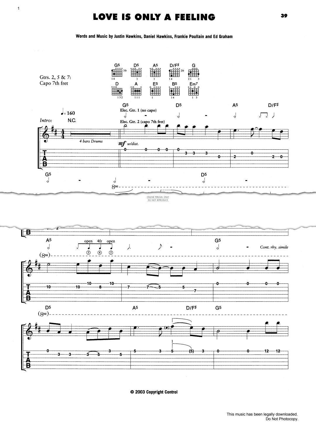 Produktbild zu: Love Is Only A Feeling