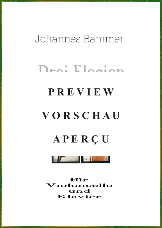 Product gallery: Page 2 of 21 Drei Elegien , , (Cello + Klavier)