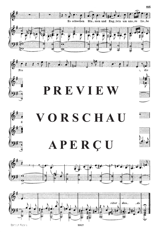 Product gallery: Page 3 of 3 Im Rhein, im heiligen Strome, Op.48 No.6, , High Voice and Piano