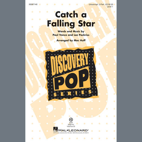 cover: Catch A Falling Star (arr. Mac Huff), Paul Vance & Lee Pockriss, Chor