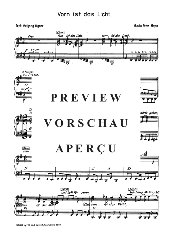 gallery: Vorn ist das Licht , , (Klavier + Gesang)