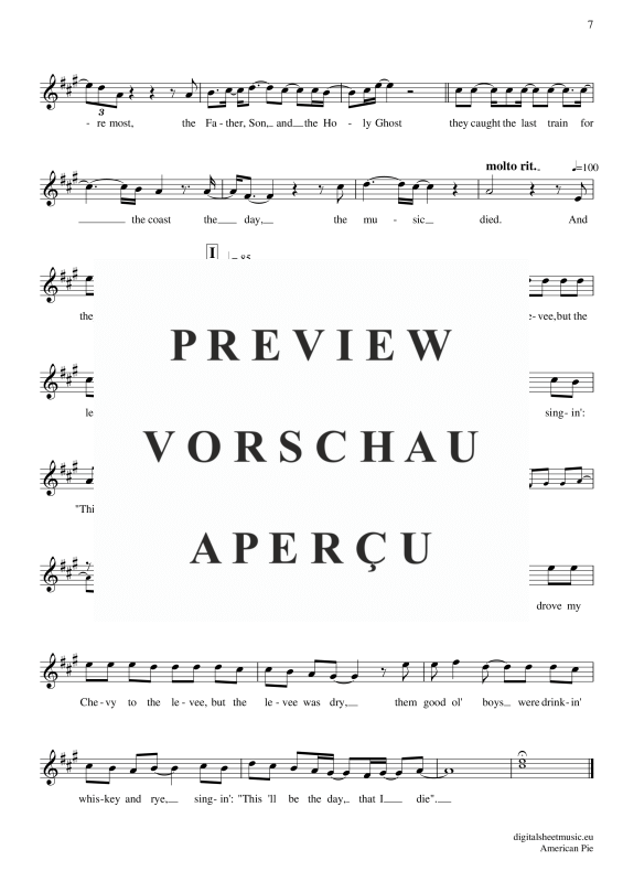 Product gallery: Page 8 of 8 American Pie , Mc Lean, Don, Clarinet in B-flat